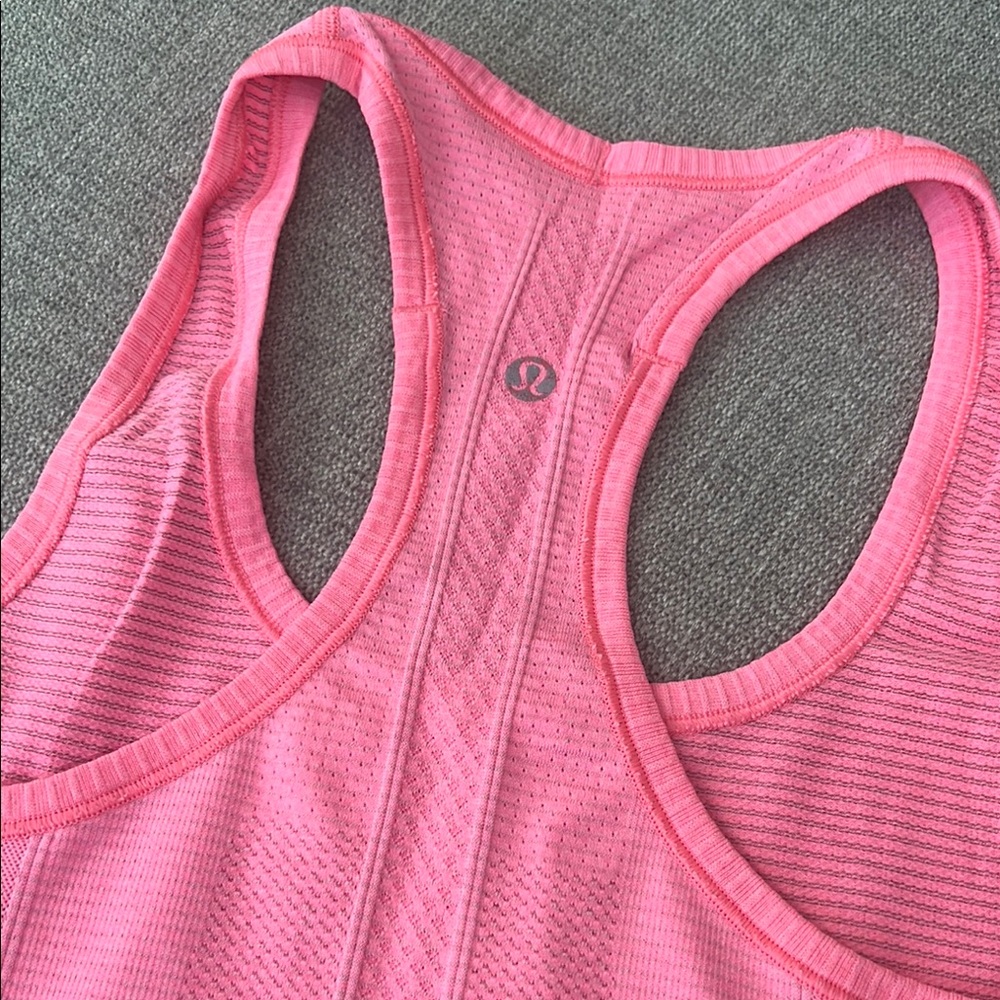 Pink Racerback Tank Top - Picture 2 of 3